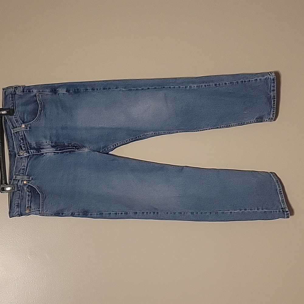 Levi's 505 Denim Blue Jeans Straight Leg Mens Size 38/30